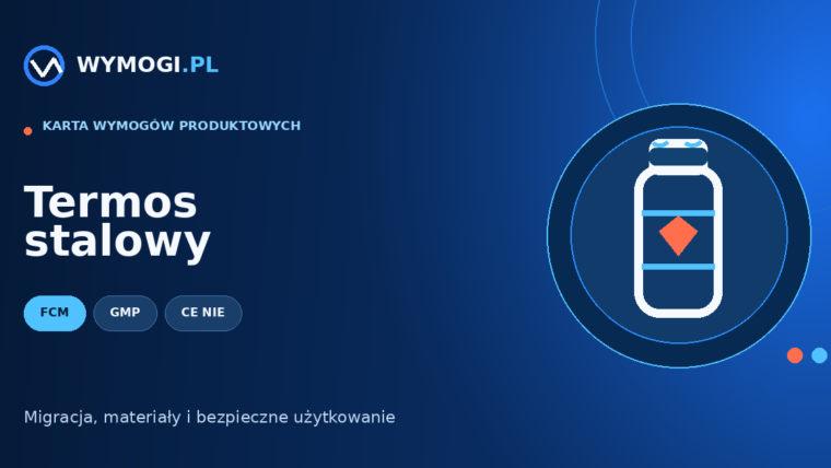 Termos stalowy – kontakt z żywnością i GPSR
