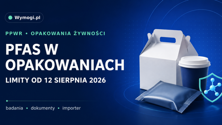 PFAS w opakowaniach do żywności – limity PPWR od 12 sierpnia 2026 roku