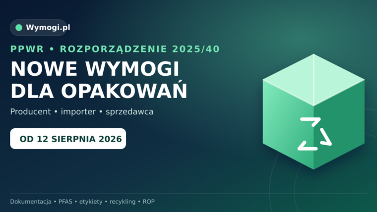PPWR od 12 sierpnia 2026 roku – obowiązki firm dotyczące opakowań