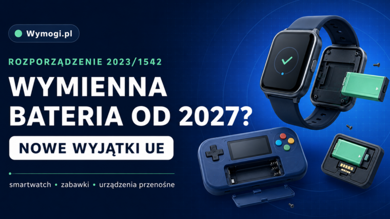 Wymienna bateria od 2027 roku – nowe wyjątki UE dla urządzeń przenośnych